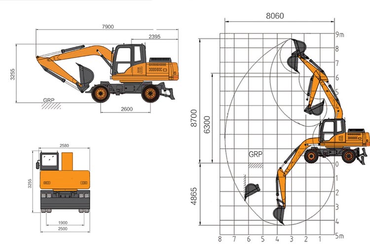 15 Ton Wheel excavator 15 Ton Wheel excavator