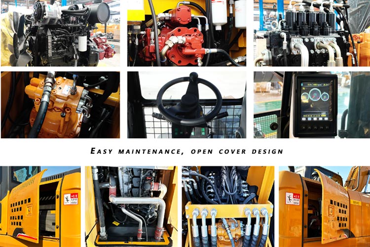 Ekskavator roda 8,5 Ton 8.5 Ton wheel excavator