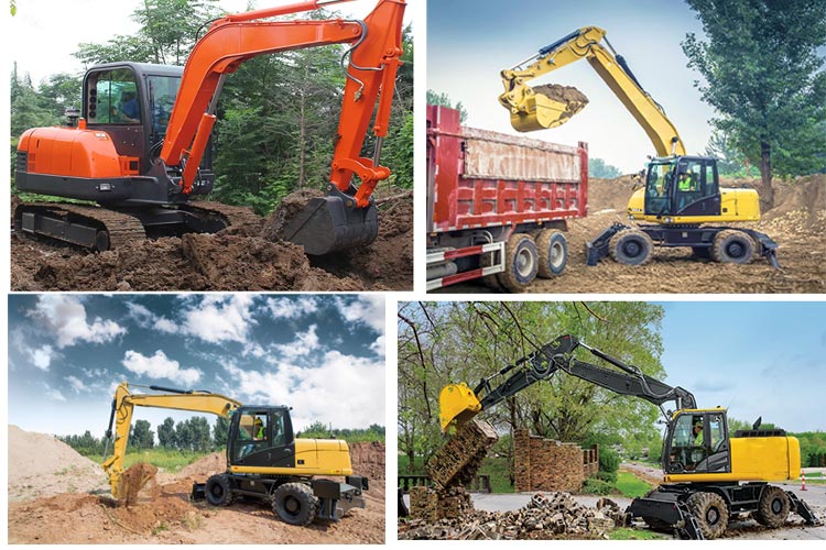 15.5 wheel excavator 