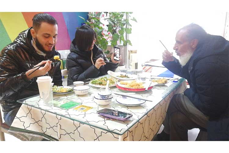 Company leaders had lunch with Libyan customers