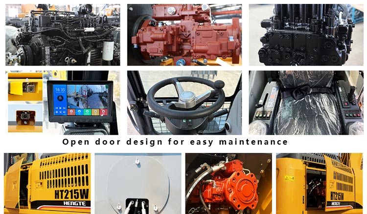 Ekskavator roda 7,5 Ton 7.5 Ton wheel excavator
