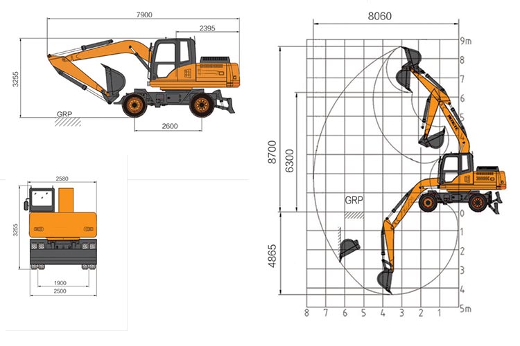 14.5 Ton wheel excavator 14.5 Ton wheel excavator