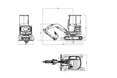 3.0T crawler excavator