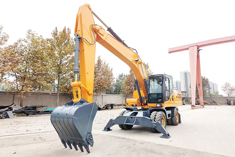 Escavadeira de rodas de 21,5 toneladas 21.5 Ton wheel excavator