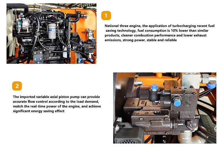 7 Ton wheel excavator