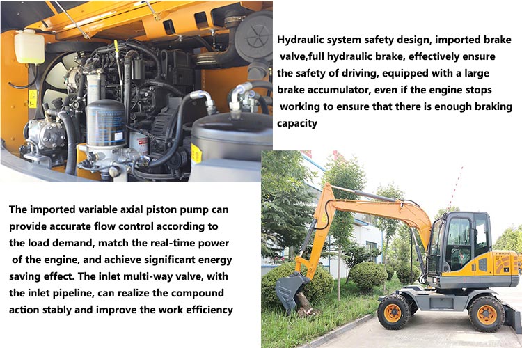 8.5 Ton Wheel excavator