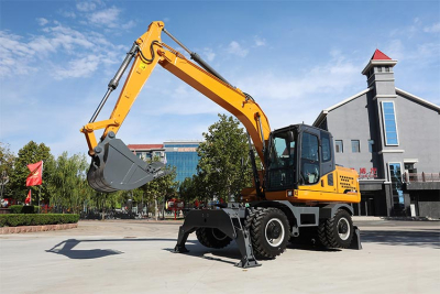 17.5 Tons large wheeled excavator