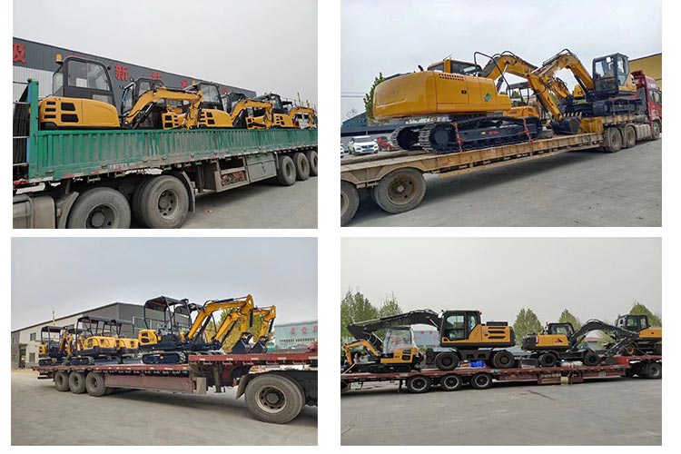 Photo du cas de l'excavatrice Excavator case picture