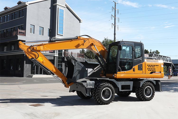 17.5 Tons large wheeled excavator