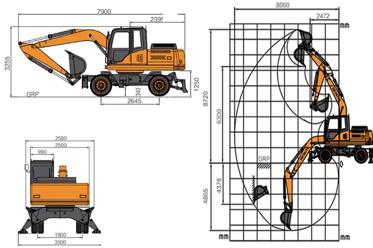 15.5 Ton Wheel excavator 15.5 Ton Wheel excavator